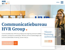 Tablet Screenshot of hvrgroup.nl